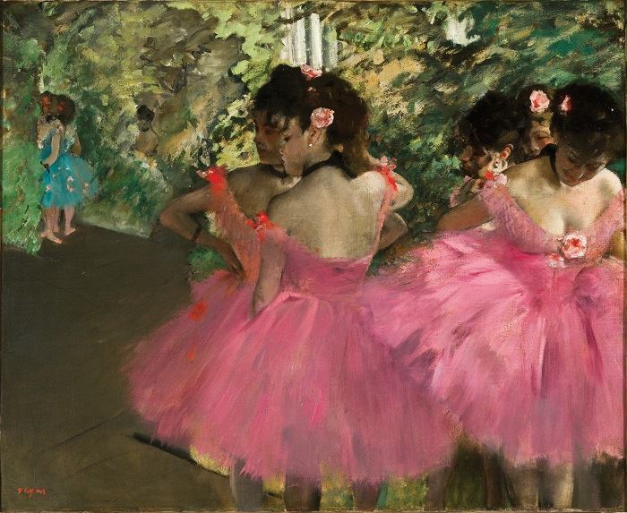 Dancers in Pink, 1880-1885, oil on canvas, Hill-Stead Museum, Farmington